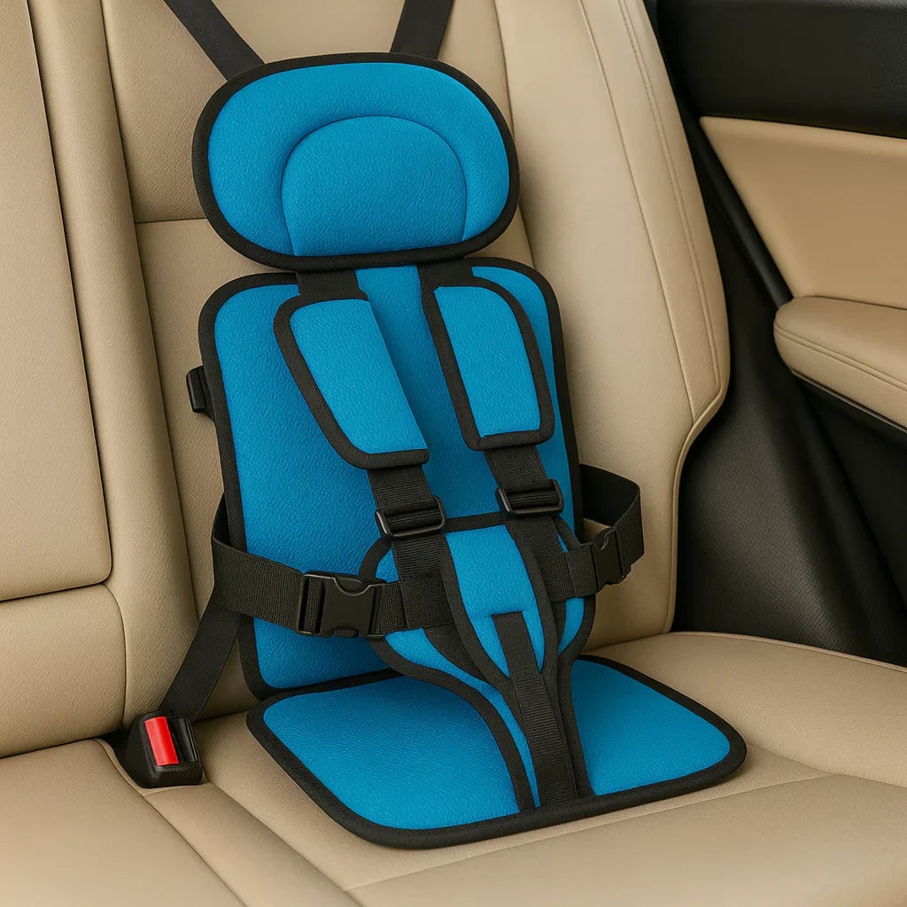 Lightweight Car Seat with Portable Travel Design and Padded Harness for Kids - Image 8