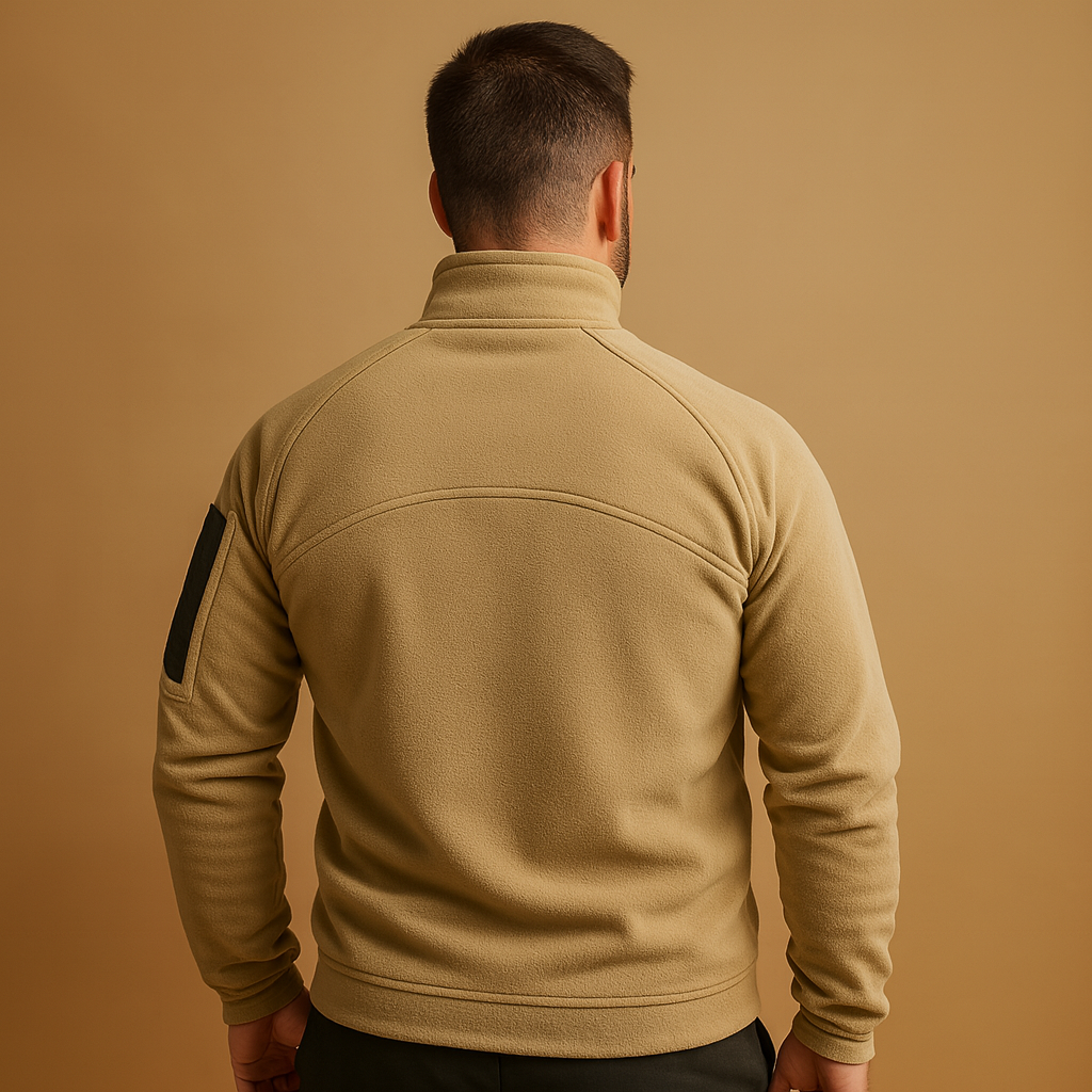 Men’s lightweight crew neck sweater made from soft, flexible fabric with a minimalist timeless design suitable for all-season daily wear.