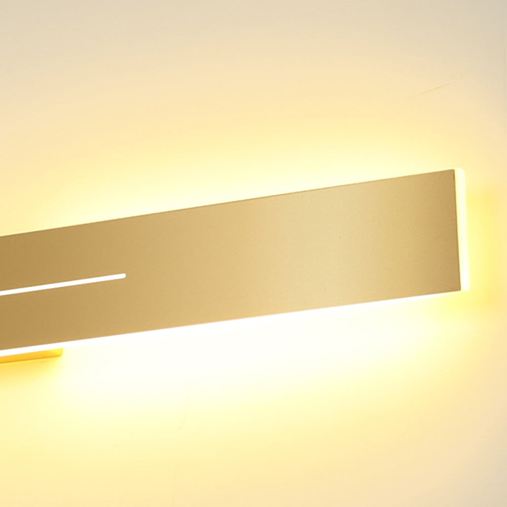 Linear LED Wall Light with Slim Minimalist Design and Warm Indirect Backlighting - Image 13
