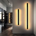 Linear LED Wall Light with Slim Minimalist Design and Warm Indirect Backlighting - Image 6