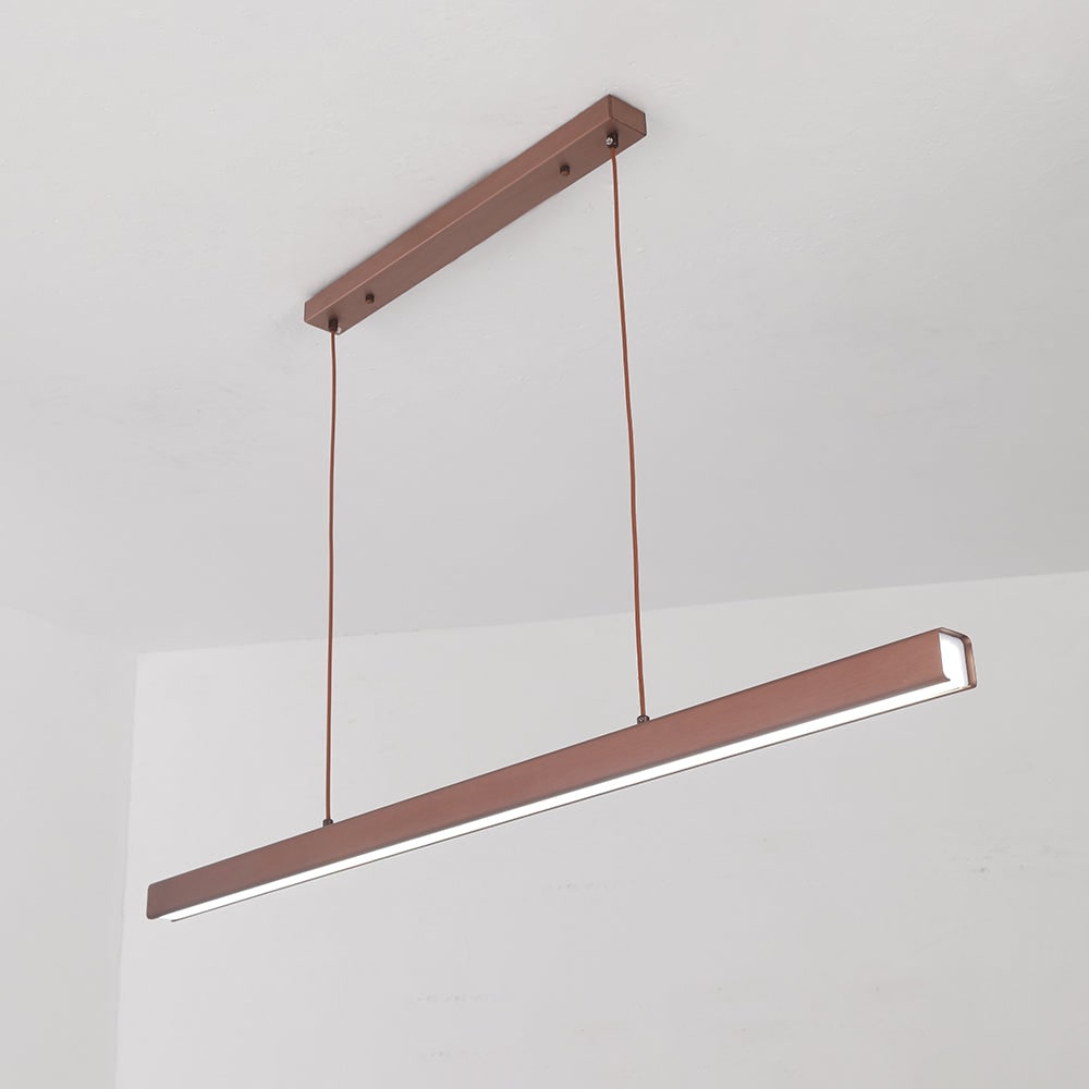 Linear Pendant Light with Adjustable Suspension and Modern LED Diffuser - Image 16