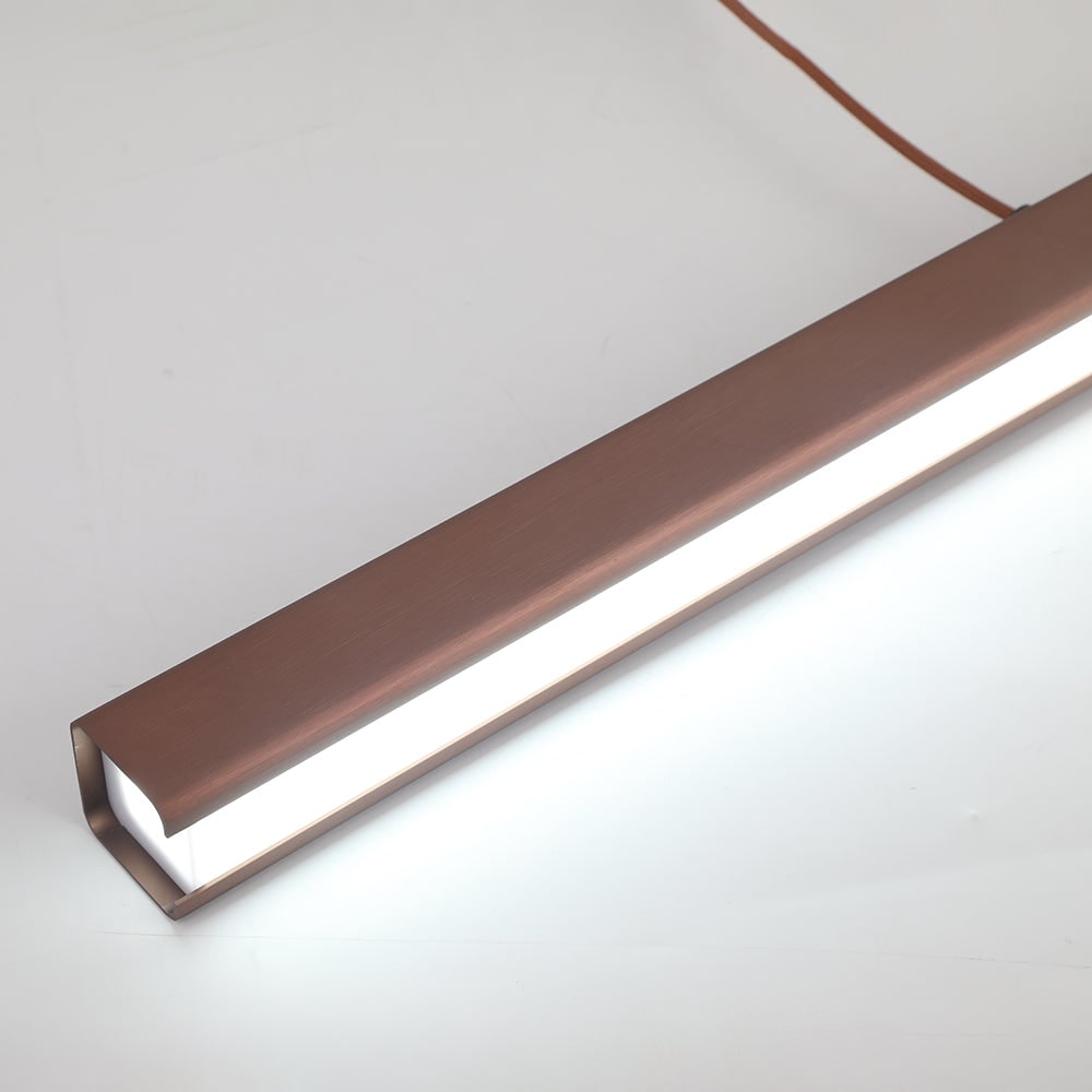 Linear Pendant Light with Adjustable Suspension and Modern LED Diffuser - Image 19