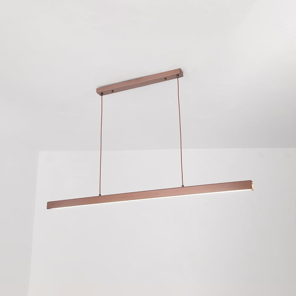 Linear Pendant Light with Adjustable Suspension and Modern LED Diffuser - Image 24