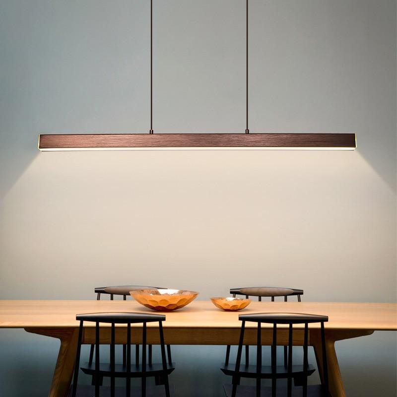Linear Pendant Light with Adjustable Suspension and Modern LED Diffuser - Image 3