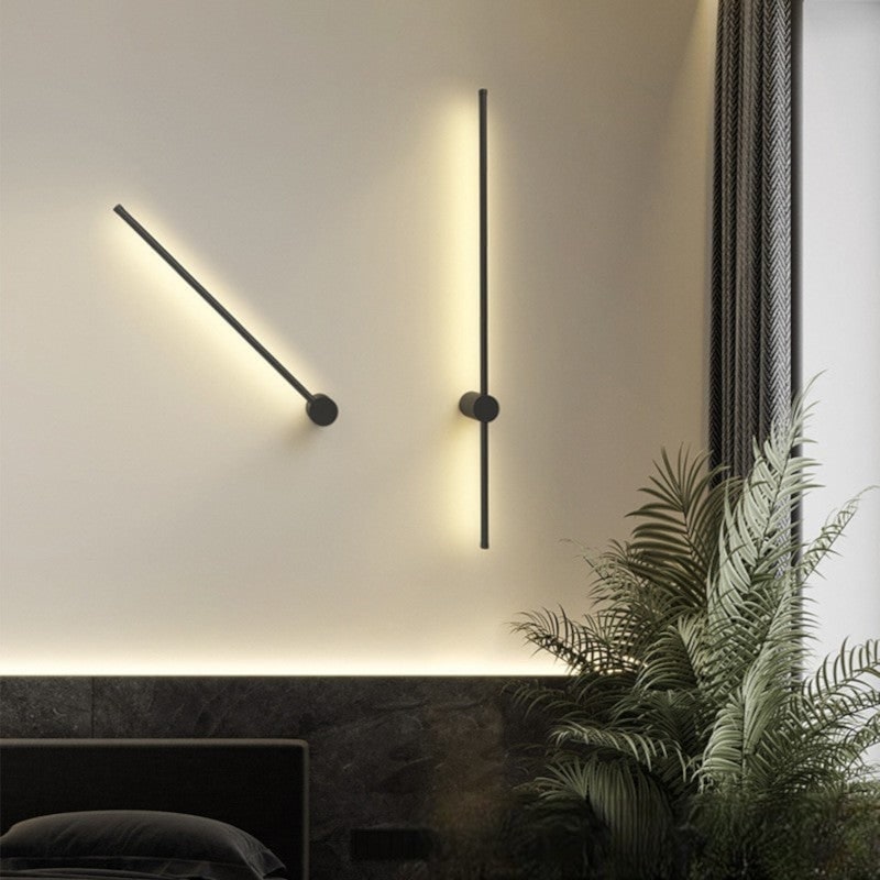 Linear Wall Sconce LED with Backlit Indirect Illumination Modern Minimalist Design - Image 5