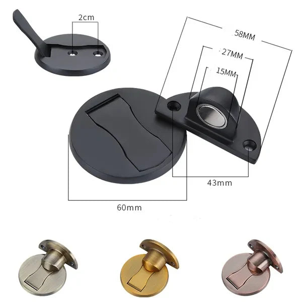 Magnetic Door Stop with Low-Profile Floor Plate and Strong Catch - Image 7