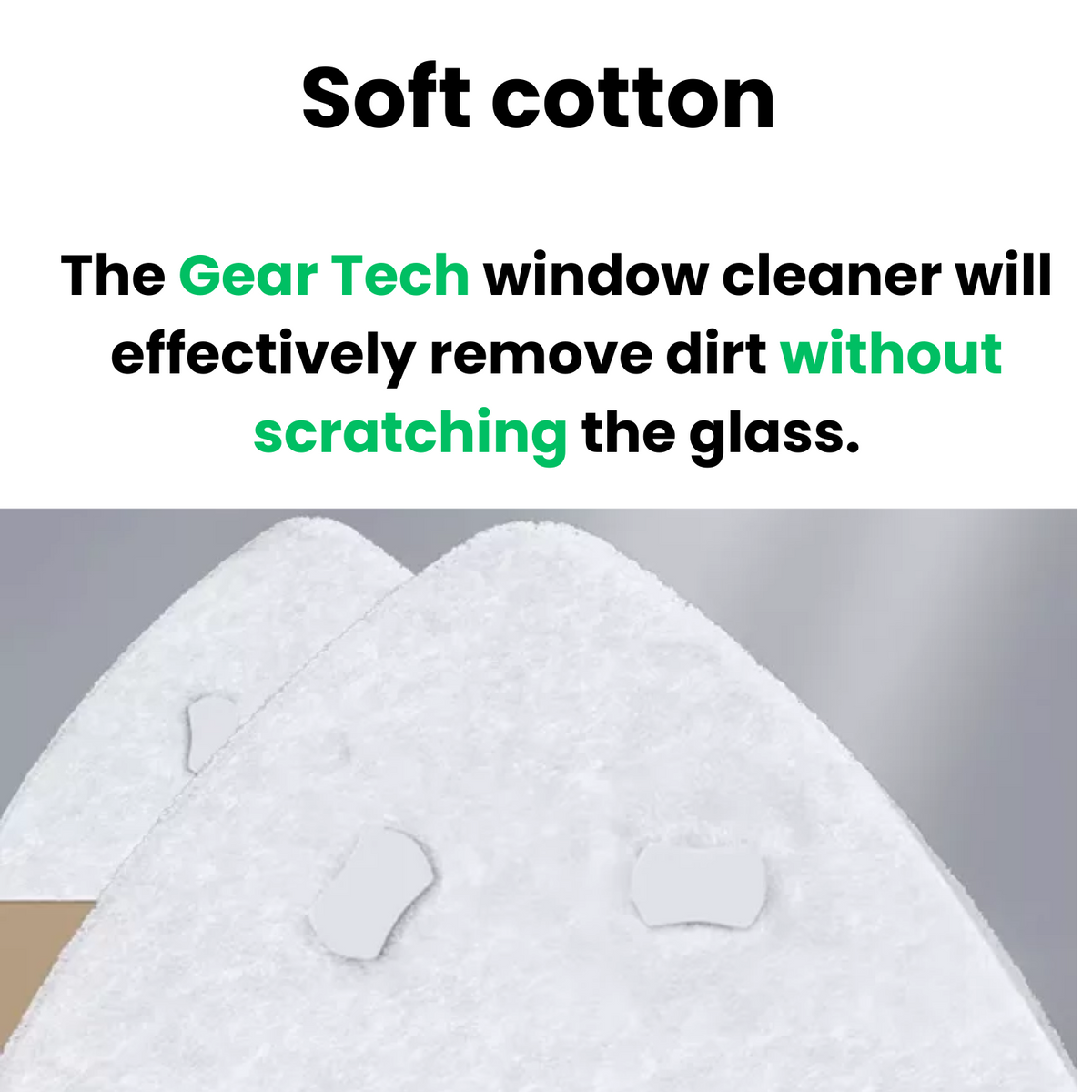Magnetic Window Cleaner with Double-Sided Squeegee and Safety Cord - Image 2
