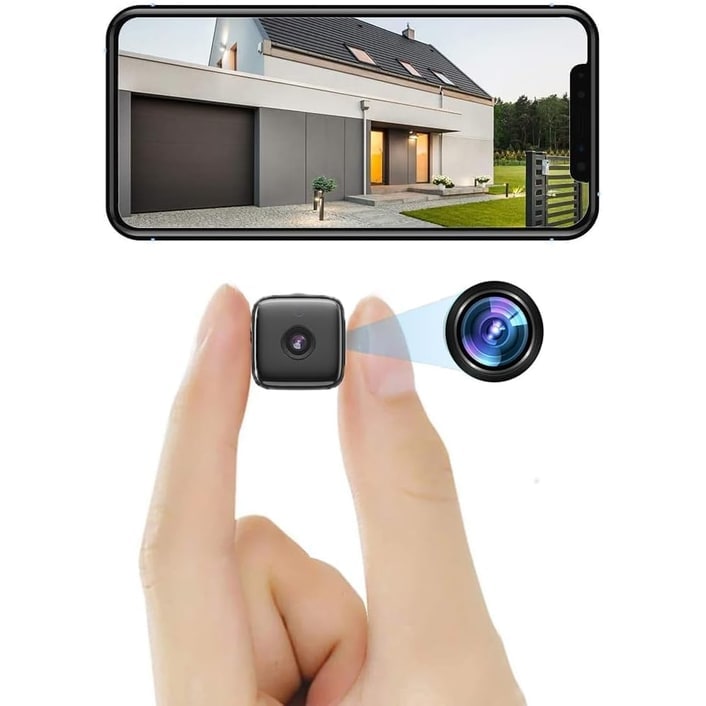 Mini Security Camera Wireless Indoor with Night Vision and Motion Detection - Image 1