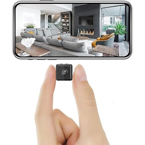 Mini Security Camera Wireless WIFI with Night Vision and 1080p Cube Design - Image 1