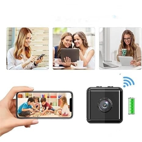 Mini Security Camera Wireless WIFI with Night Vision and 1080p Cube Design - Image 3