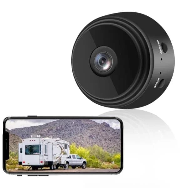 Mini Security Camera Wireless with Magnetic Mount and Infrared Night Vision - Image 1