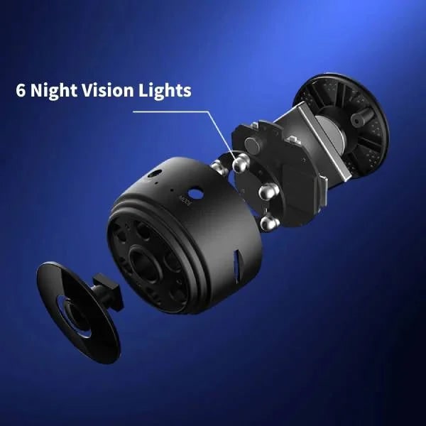 Mini Security Camera Wireless with Magnetic Mount and Infrared Night Vision - Image 5