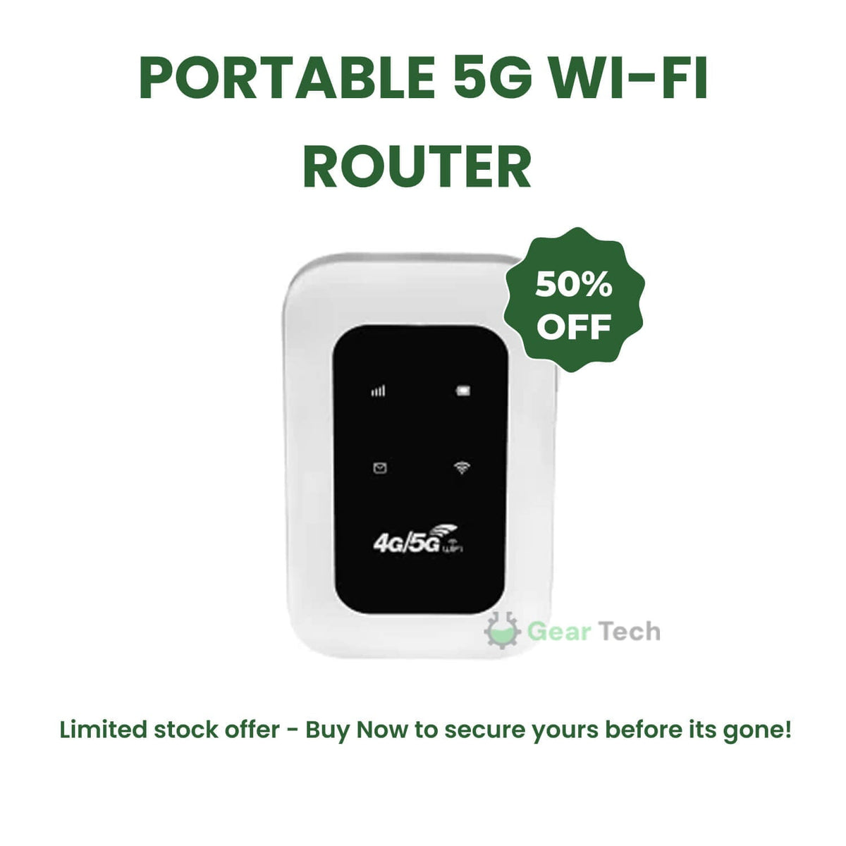 Mobile Hotspot with Portable WIFI Router Lcd Display and Usb-C Charging - Image 11