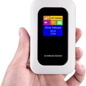 Mobile Hotspot with Portable WIFI Router Lcd Display and Usb-C Charging - Image 14