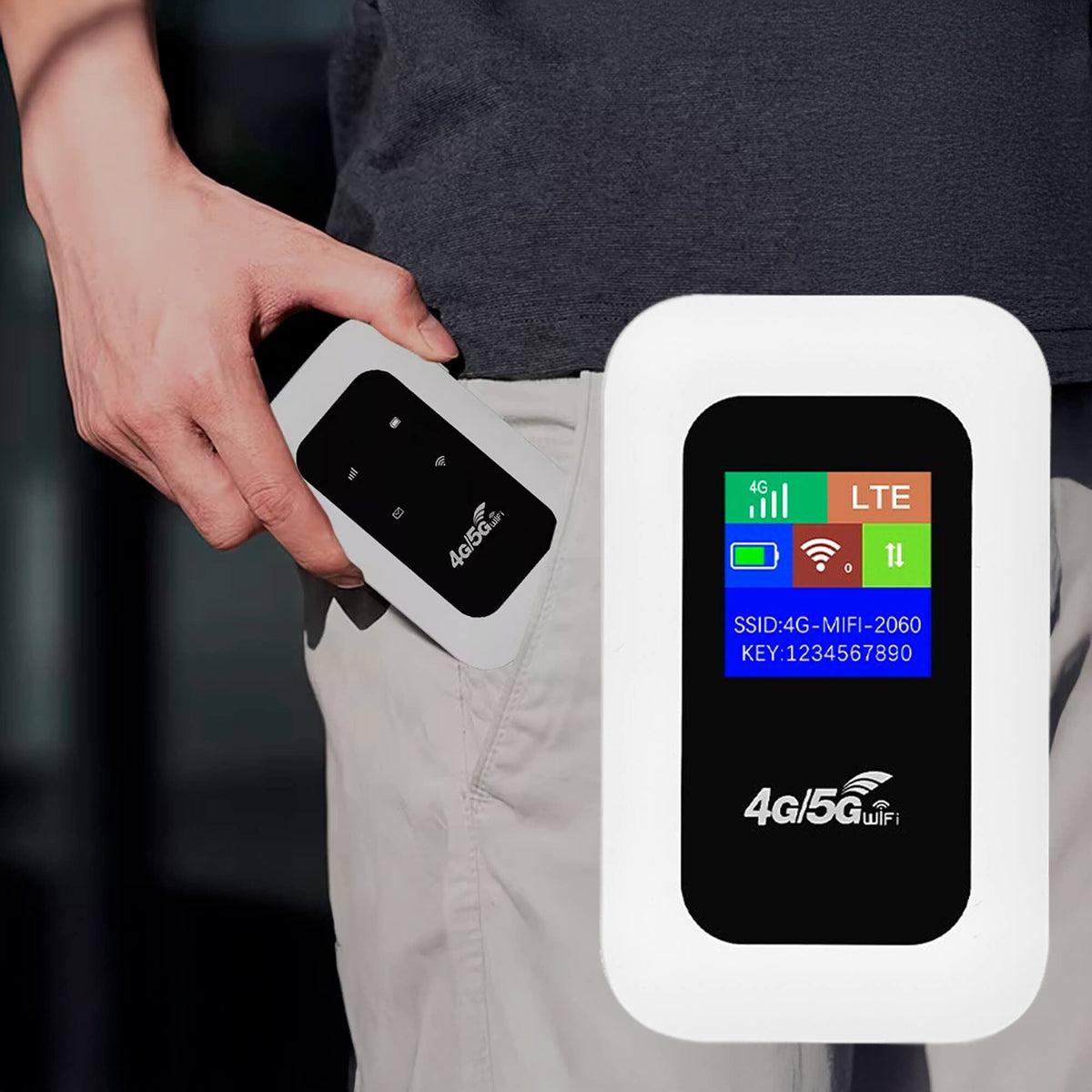 Mobile Hotspot with Portable WIFI Router Lcd Display and Usb-C Charging - Image 20