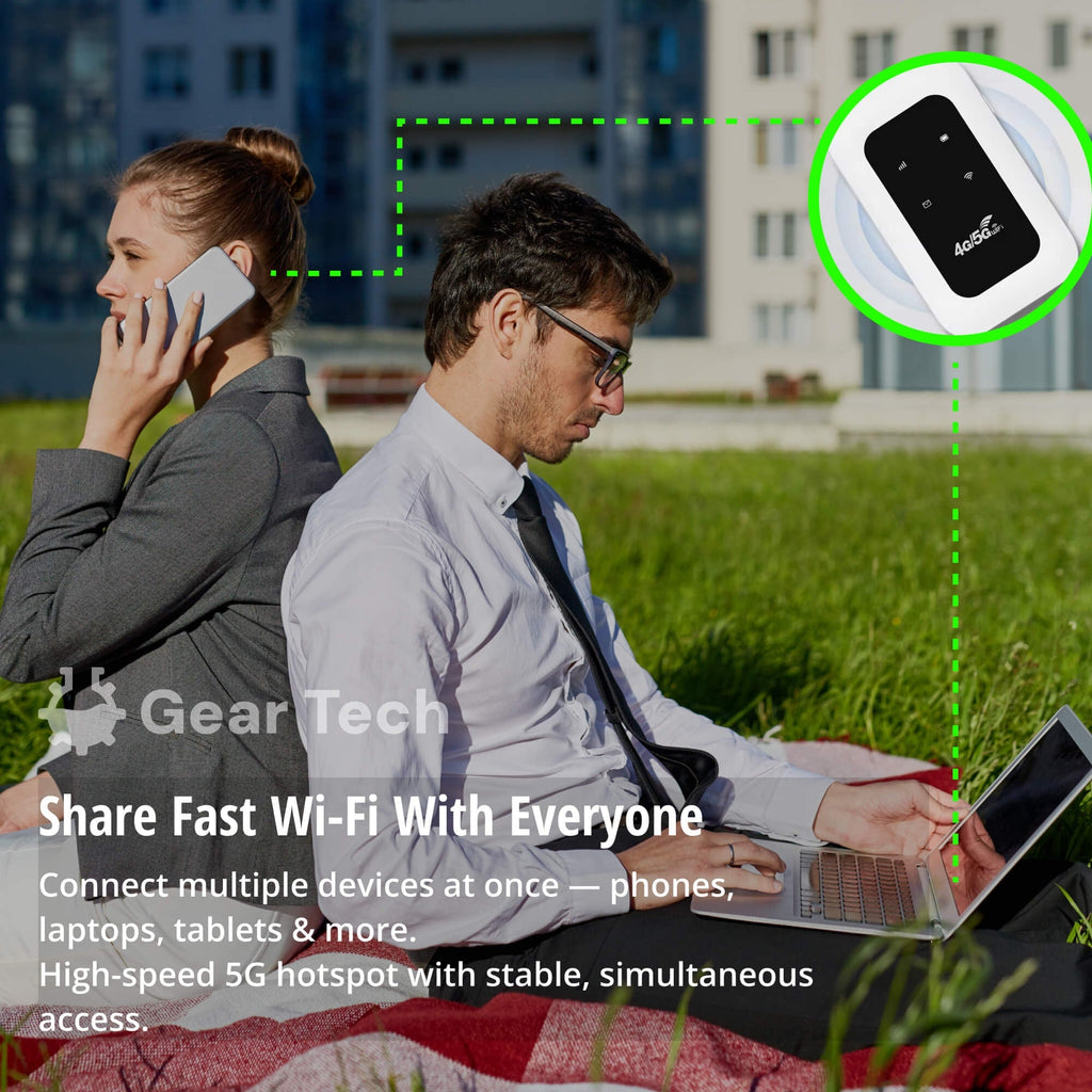 Mobile Hotspot with Portable WIFI Router Lcd Display and Usb-C Charging - Image 7