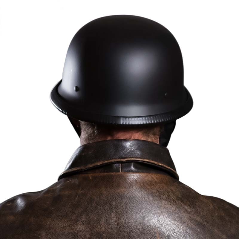 Motorcycle Half Helmet Open Face with German Style Design and Quick Release Buckle - Image 4