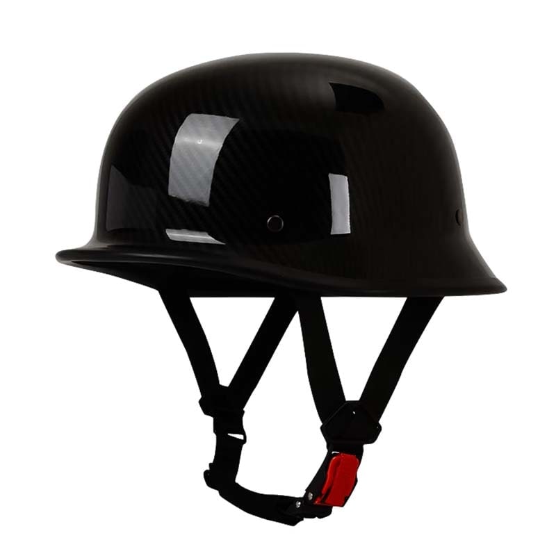 Motorcycle Half Helmet Open Face with German Style Design and Quick Release Buckle - Image 6