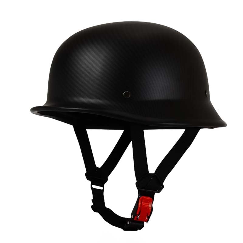 Motorcycle Half Helmet Open Face with German Style Design and Quick Release Buckle - Image 8
