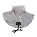 Neck Heating Pad with Vibration Massage and Shoulder Support Electric USB Plush Wrap - Image 1