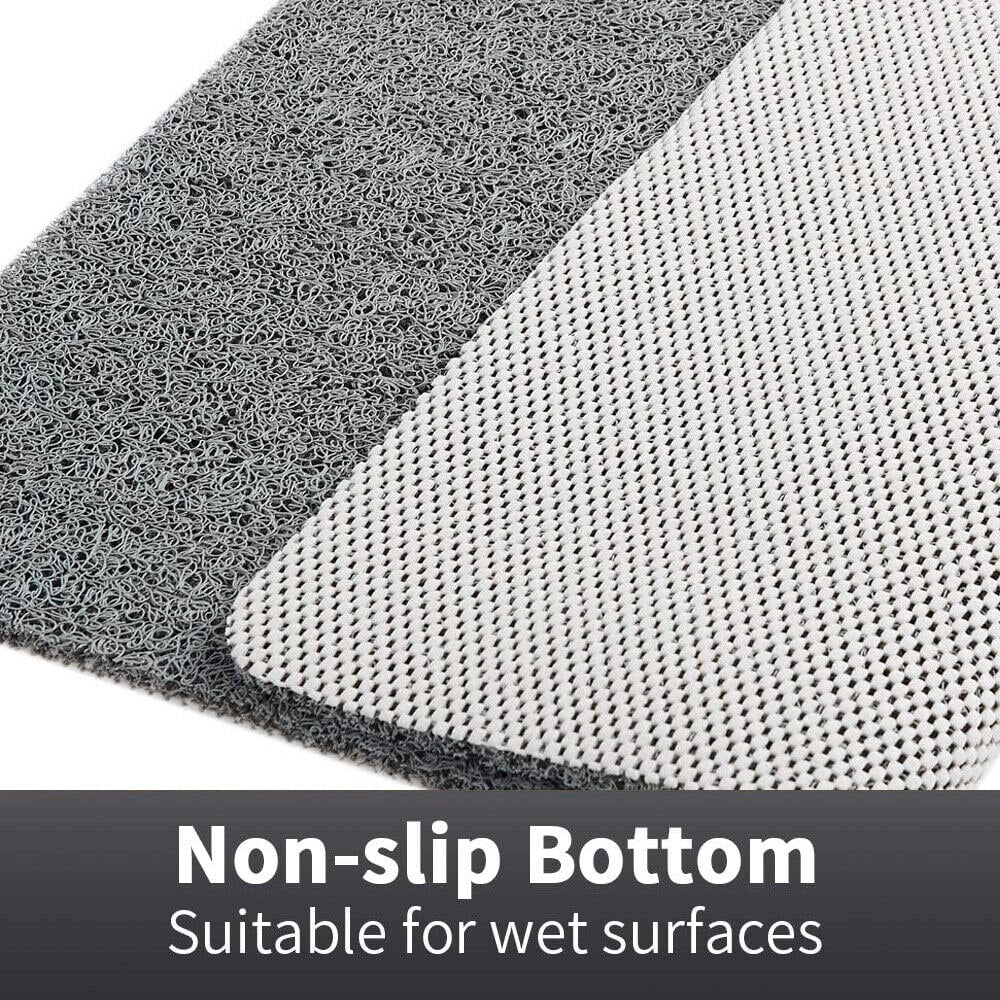 Non-Slip Loofah Bathroom Shower Mat with Textured Surface and Drainage - Image 3