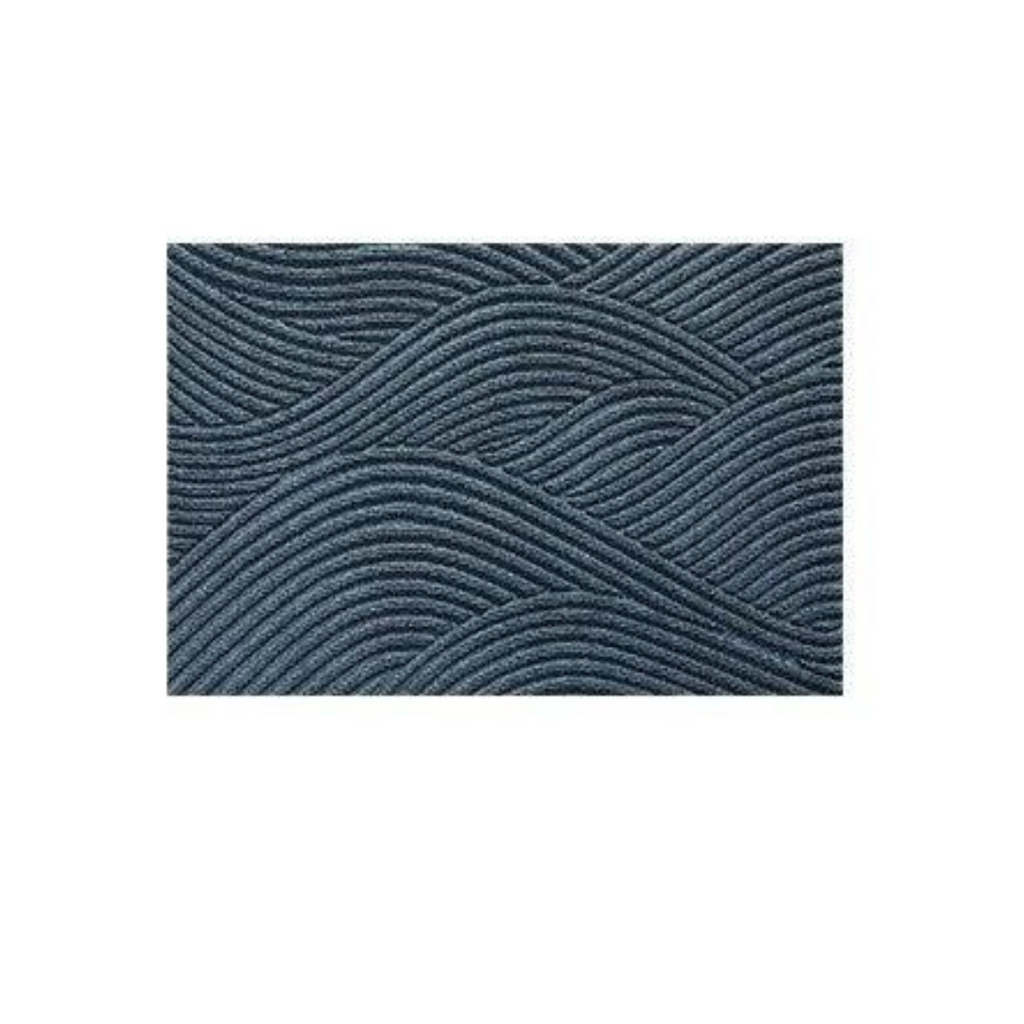 Non-Slip Outdoor Mat Rug with Ribbed Texture and Rubber Backing for Entryways - Image 2