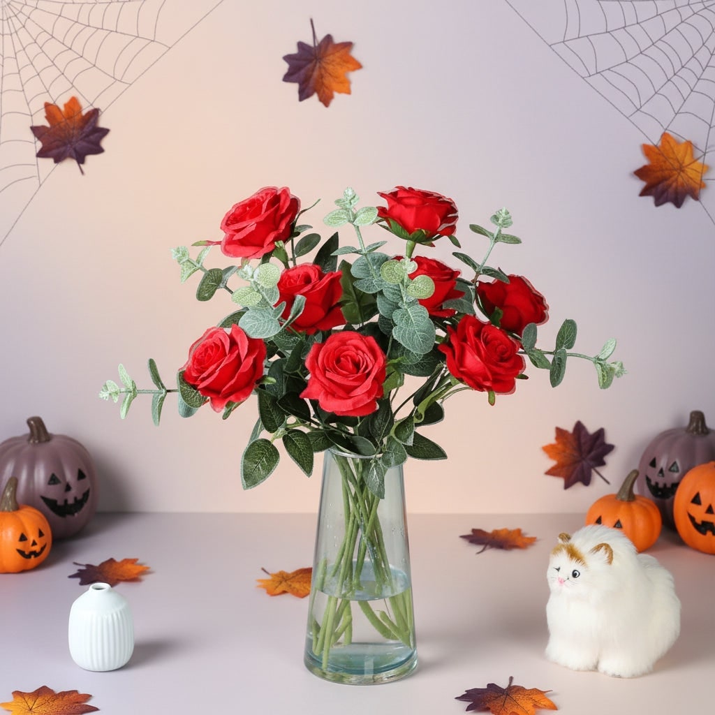 Outdoor Artificial Flowers Bouquet with Realistic Fabric Petals and Flexible Stems in Bulk - Image 10