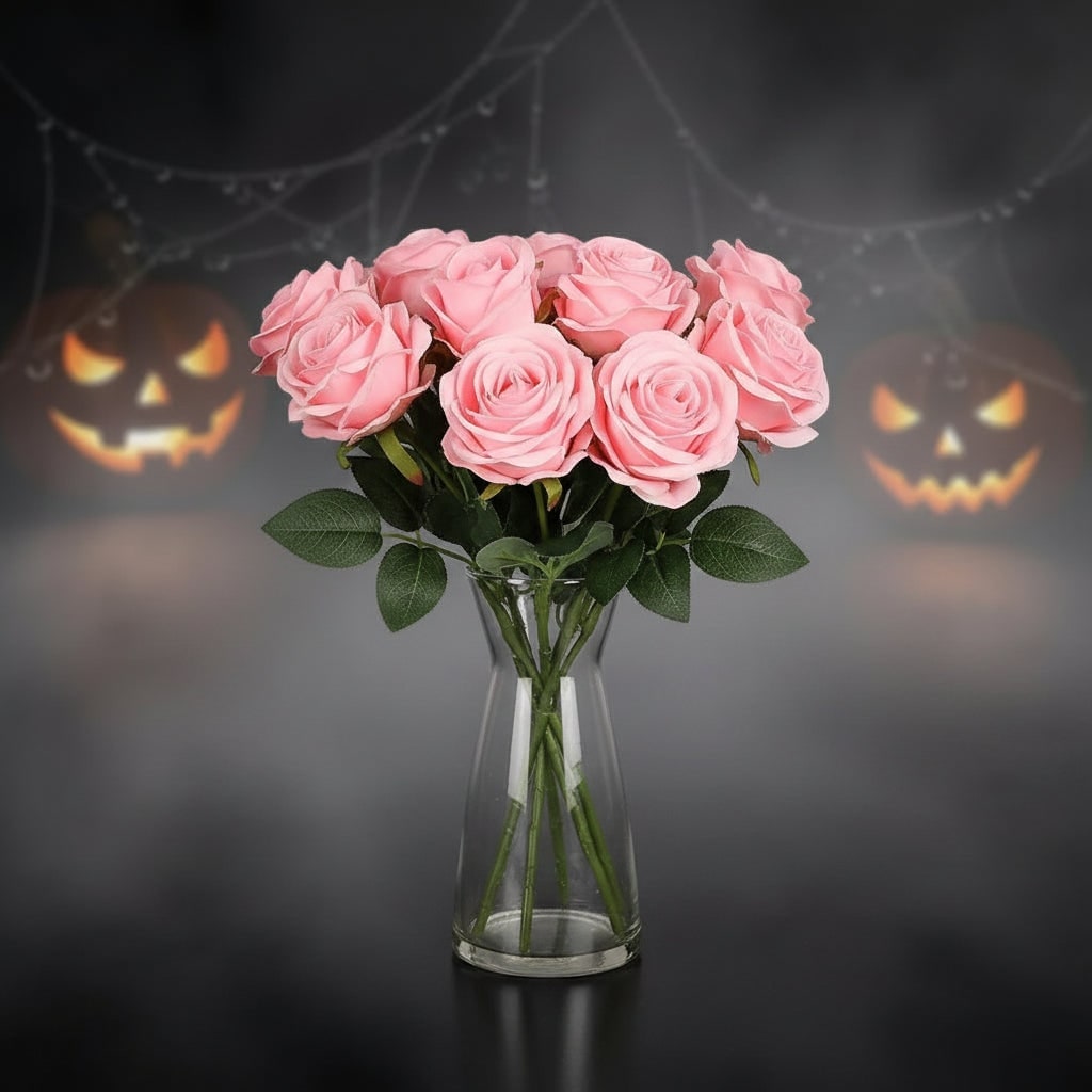 Outdoor Artificial Flowers Bouquet with Realistic Fabric Petals and Flexible Stems in Bulk - Image 8