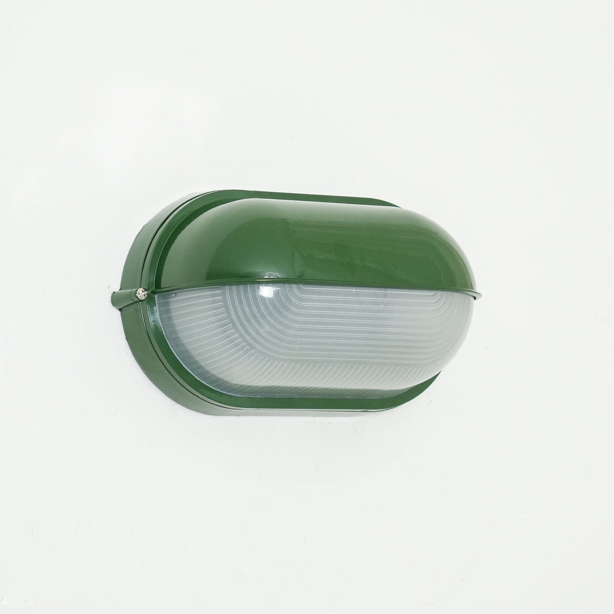 Outdoor Bulkhead Wall Light with Oval Design and Ribbed Glass Diffuser - Image 21