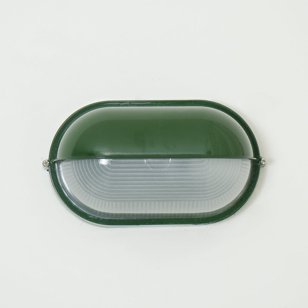 Outdoor Bulkhead Wall Light with Oval Design and Ribbed Glass Diffuser - Image 22