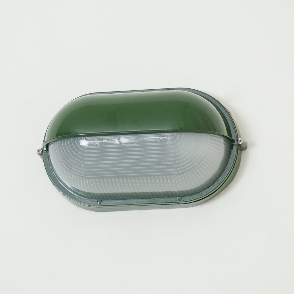 Outdoor Bulkhead Wall Light with Oval Design and Ribbed Glass Diffuser - Image 23