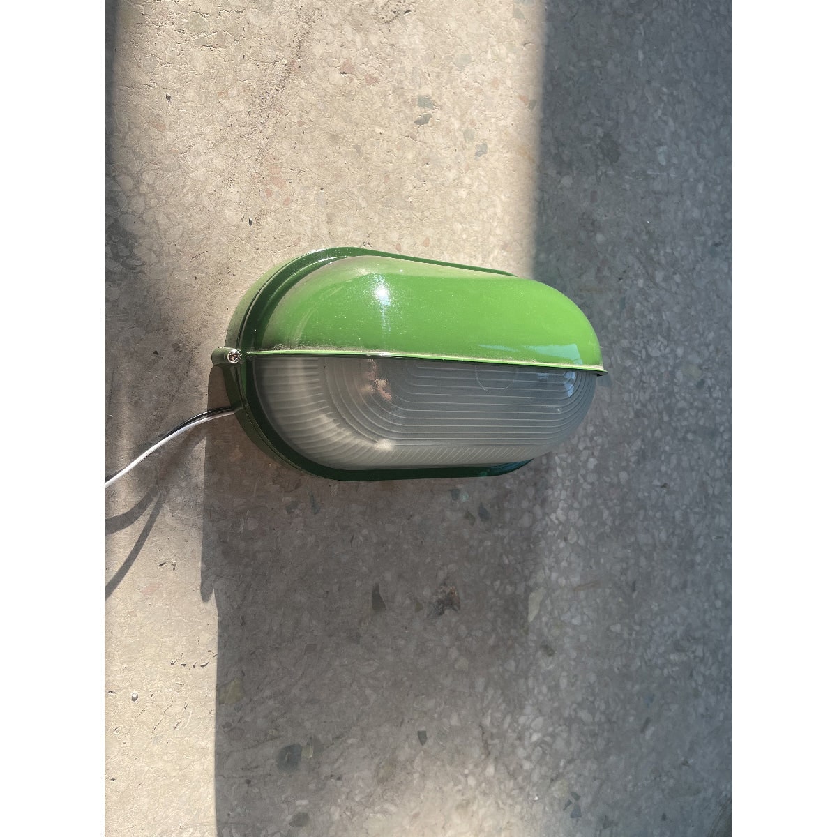 Outdoor Bulkhead Wall Light with Oval Design and Ribbed Glass Diffuser - Image 30