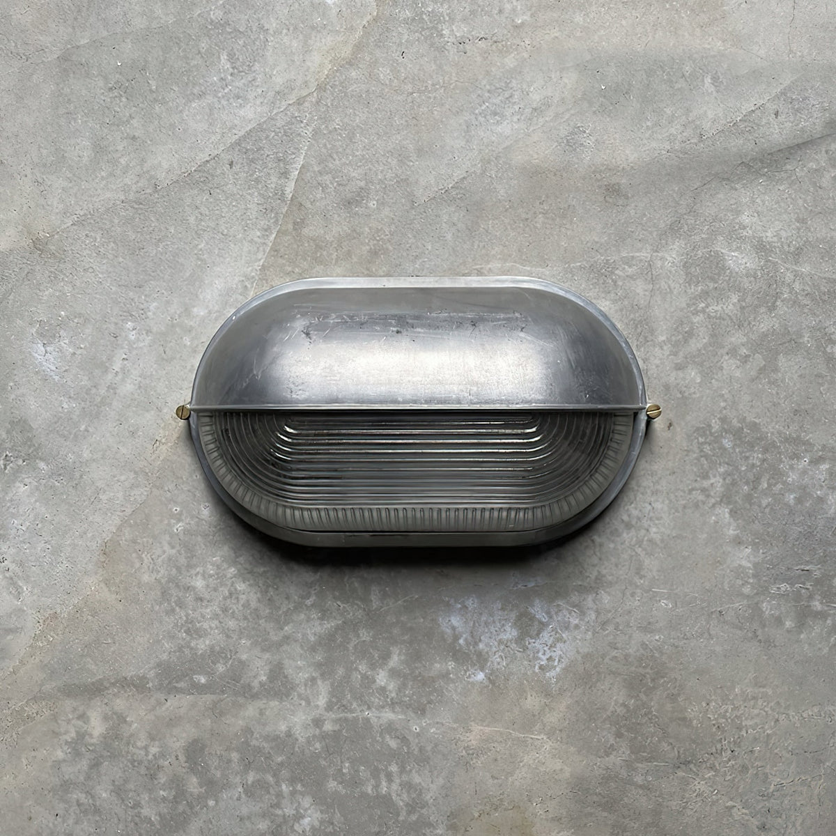 Outdoor Bulkhead Wall Light with Oval Design and Ribbed Glass Diffuser - Image 44