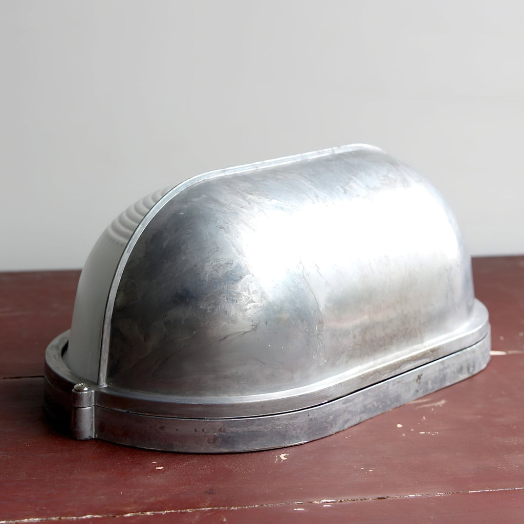 Outdoor Bulkhead Wall Light with Oval Design and Ribbed Glass Diffuser - Image 48