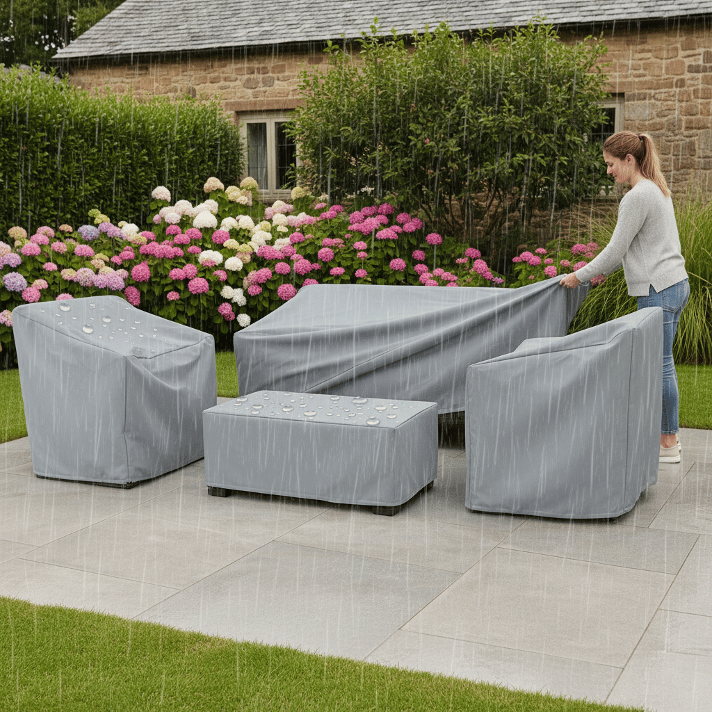 Outdoor Couch Covers Waterproof Heavy Duty with Stitched Seams for Patio Furniture - Image 4