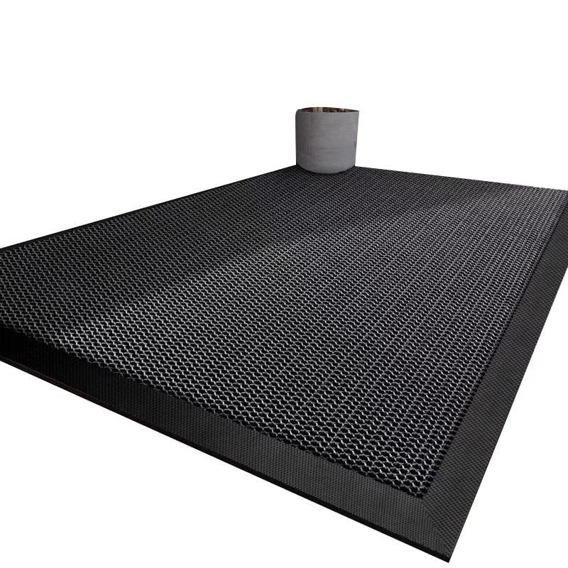 Outdoor Doormat with Heavy Duty Rubber Border and Non-Slip PVC Loop Surface - Image 3