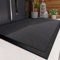 Outdoor Doormat with Heavy Duty Rubber Border and Non-Slip PVC Loop Surface - Image 4