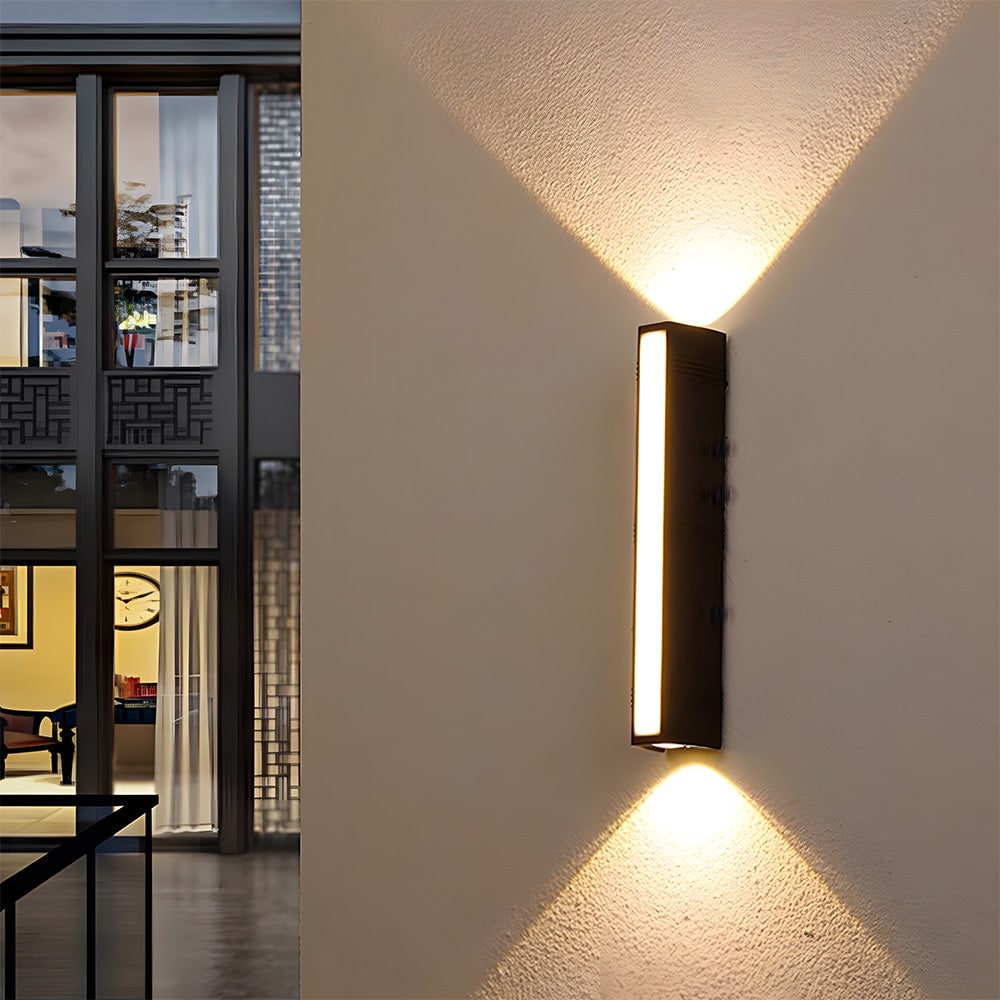 Outdoor Wall Sconce LED with Up Down Light and Weather-Resistant Modern Design - Image 12