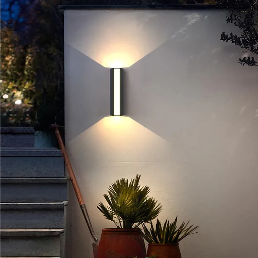 Outdoor Wall Sconce LED with Up Down Light and Weather-Resistant Modern Design - Image 4