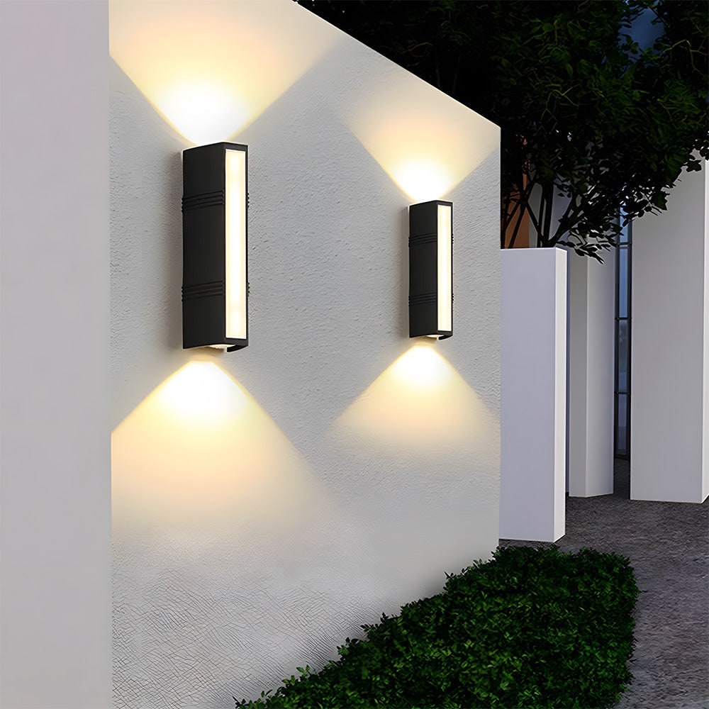 Outdoor Wall Sconce LED with Up Down Light and Weather-Resistant Modern Design - Image 5