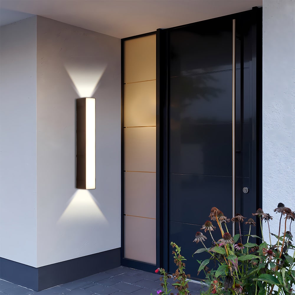 Outdoor Wall Sconce LED with Up Down Light and Weather-Resistant Modern Design - Image 6