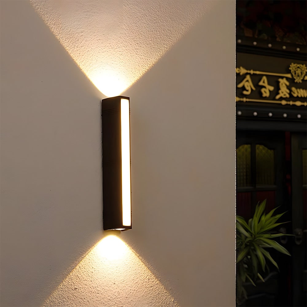 Outdoor Wall Sconce LED with Up Down Light and Weather-Resistant Modern Design - Image 8