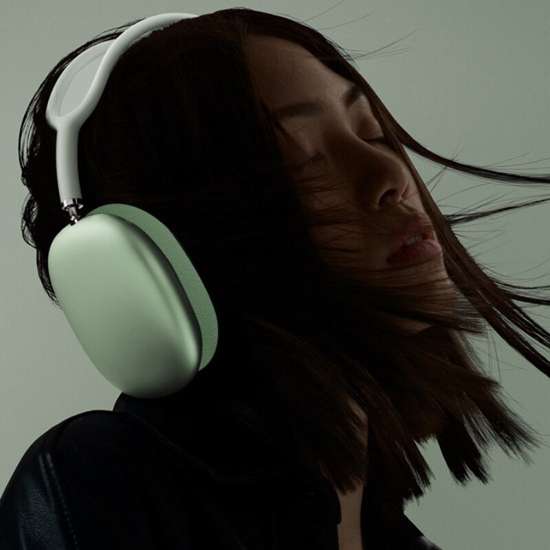 Over Ear Wireless Headphones with Adjustable Headband and Lightweight Mesh Design - Image 1