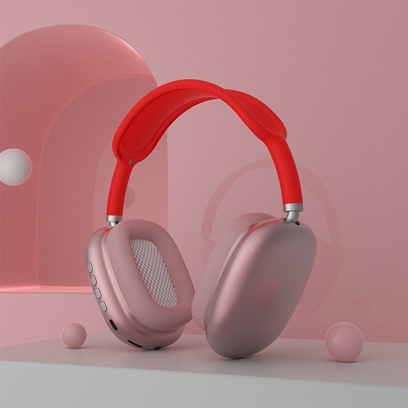 Over Ear Wireless Headphones with Adjustable Headband and Lightweight Mesh Design - Image 2