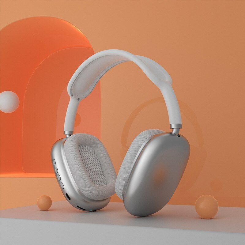 Over Ear Wireless Headphones with Adjustable Headband and Lightweight Mesh Design - Image 3