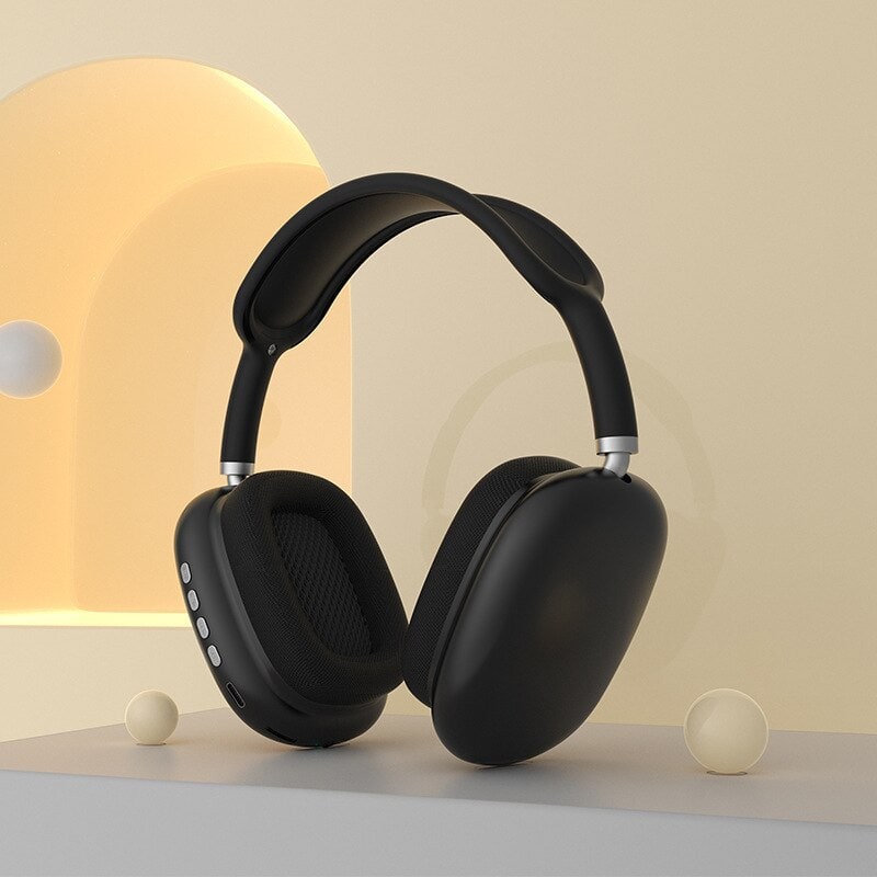 Over Ear Wireless Headphones with Adjustable Headband and Lightweight Mesh Design - Image 4