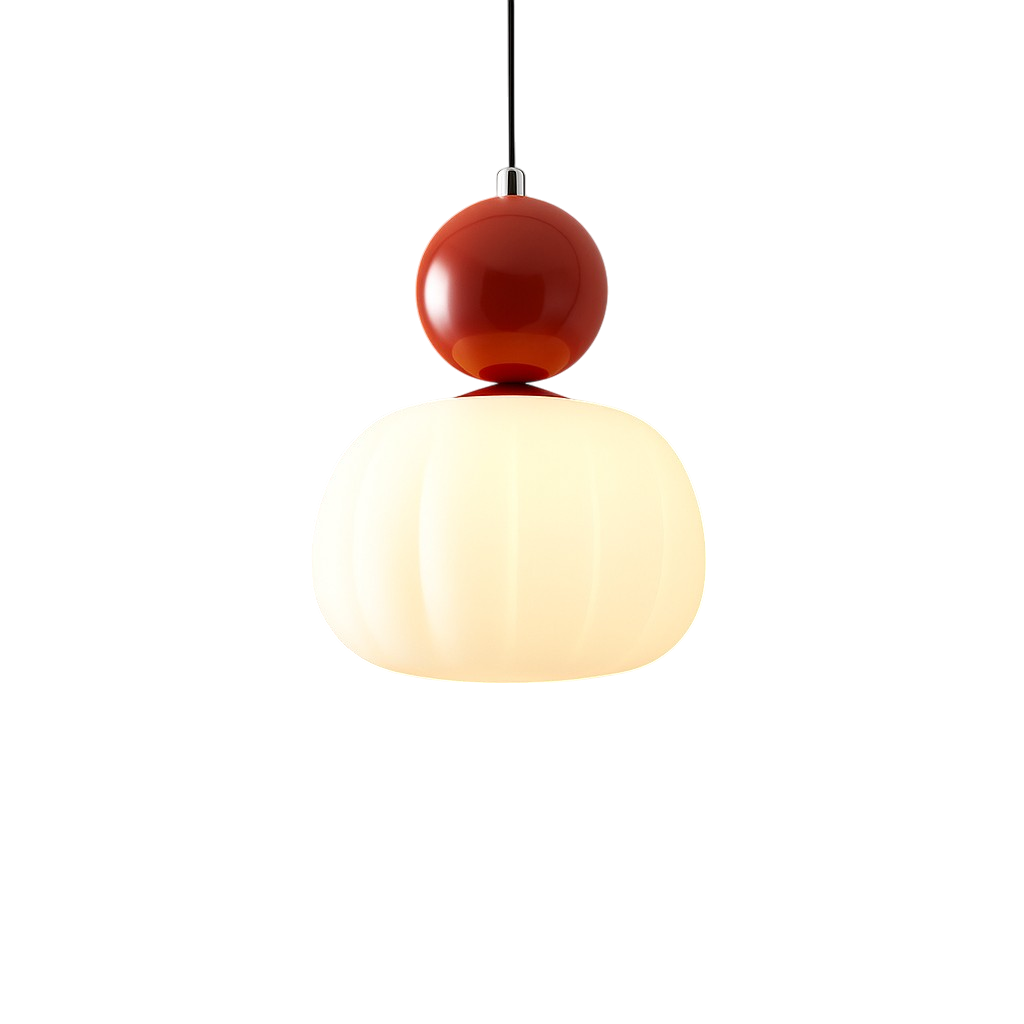 Pendant Light with Translucent Shade and Spherical Accent for Living Room - Image 10