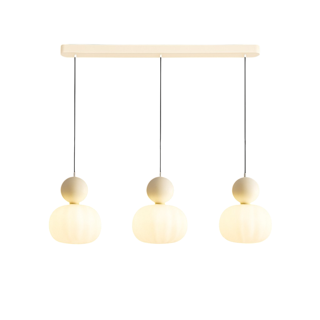 Pendant Light with Translucent Shade and Spherical Accent for Living Room - Image 14