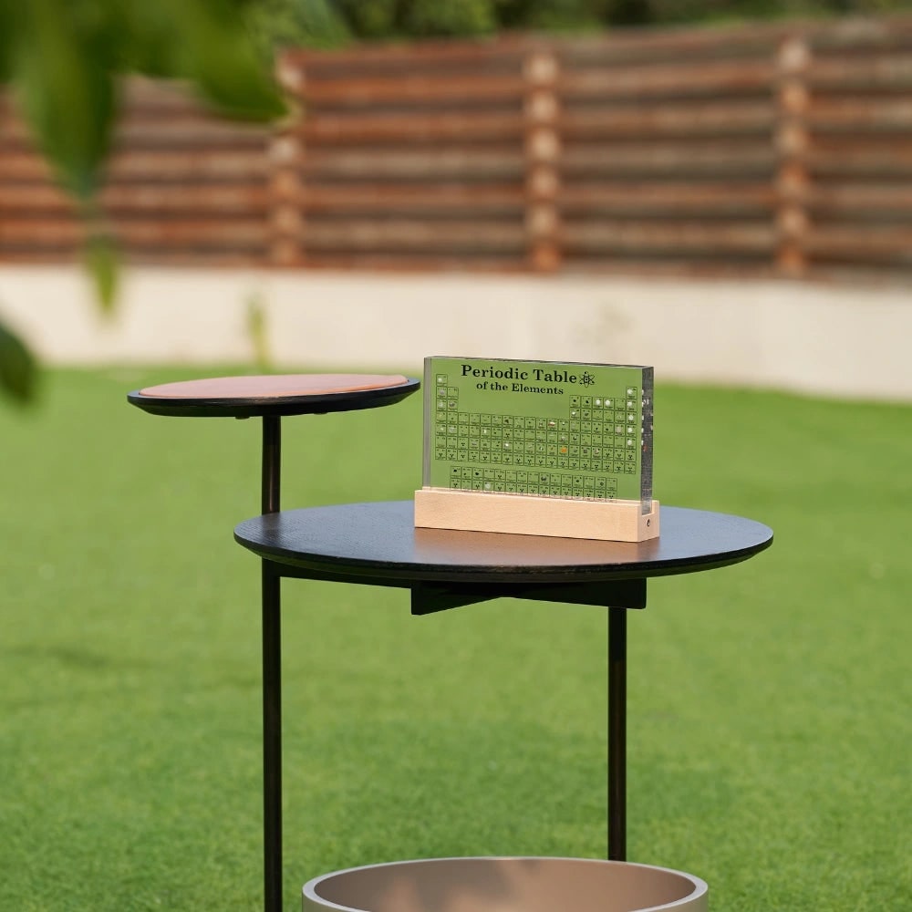 Periodic Table with Real Elements Acrylic LED Display Educational Tabletop Décor - Image 11