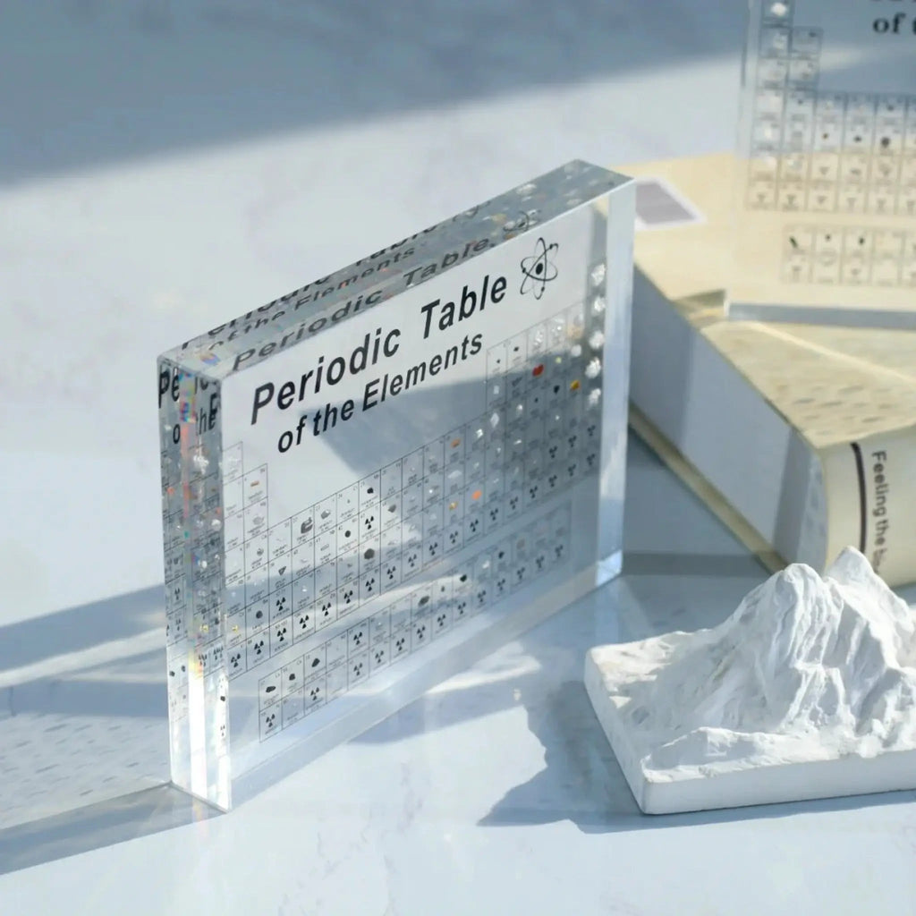Periodic Table with Real Elements Acrylic LED Display Educational Tabletop Décor - Image 14